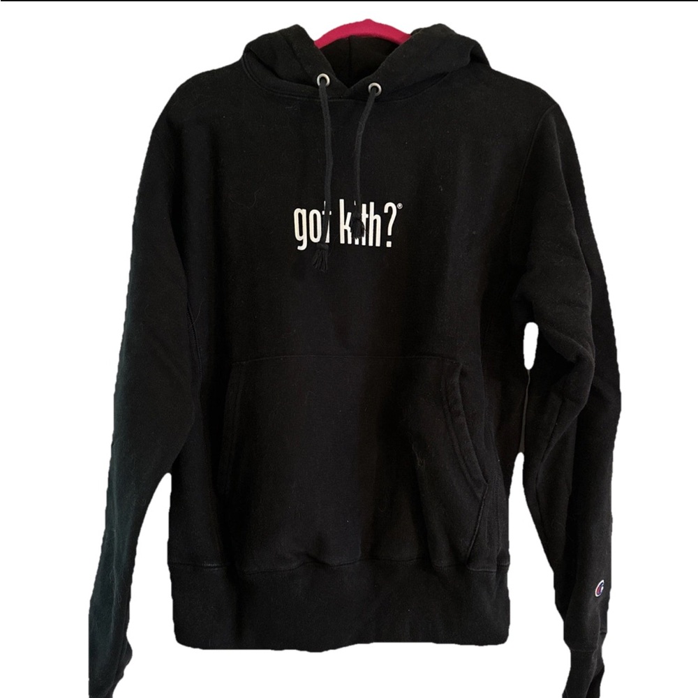 Kith Black Hoodie with 'got kith?' Print size small kith treats streetware